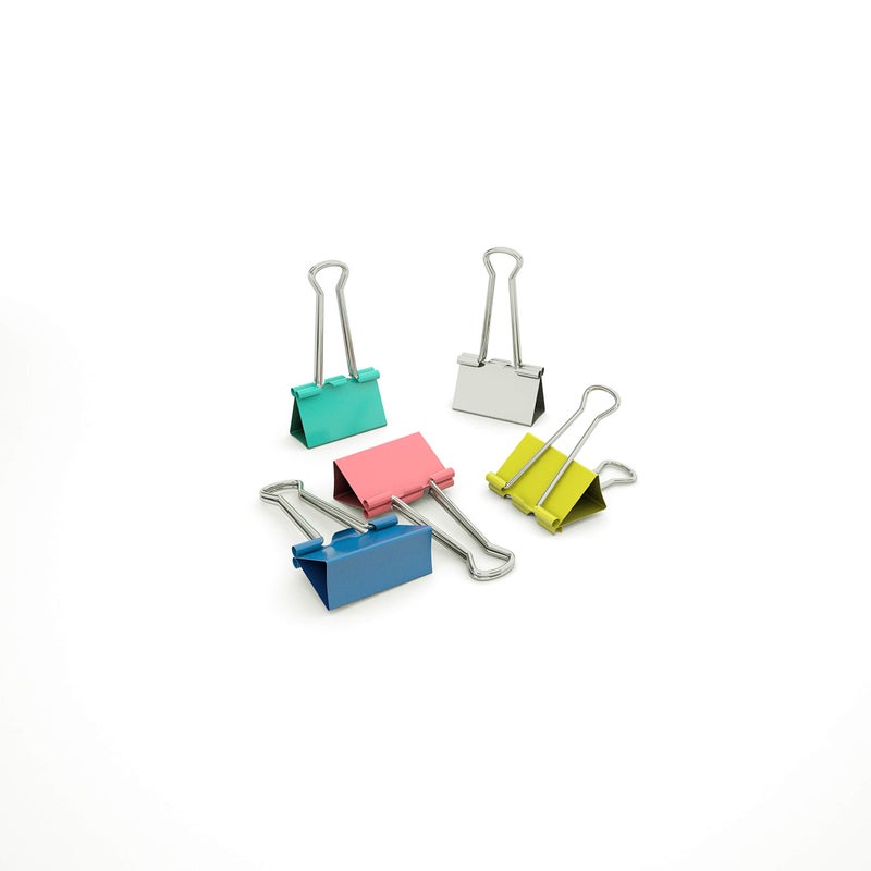 Nctinystore Mini Binder Clips Colorful Metal Clamp (Mini, 50 PCS) - Image 1